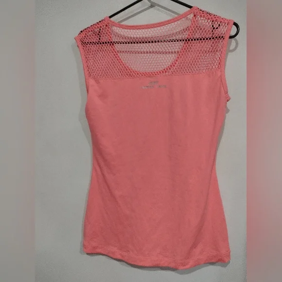 Lorna Jane Tangerine sports top mesh top S - Picture 2 of 2